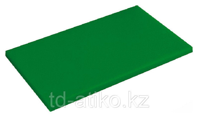 Доска разделочная 400х300мм h12мм, зеленая 40030012G Kostanay - photo 1