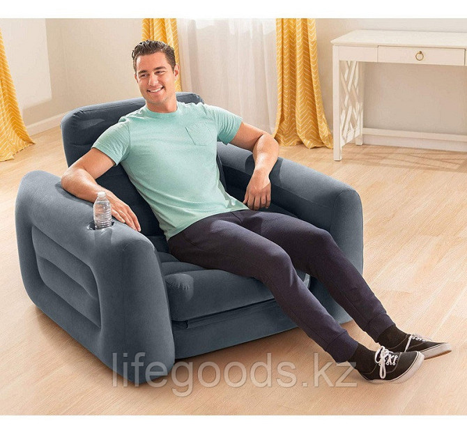 Надувное кресло-трансформер Pull-Out Chair Intex 66551 Almaty - photo 1
