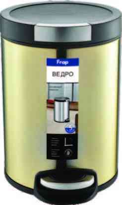 Ведро для мусора Frap бронза 5 л. F714 Алматы
