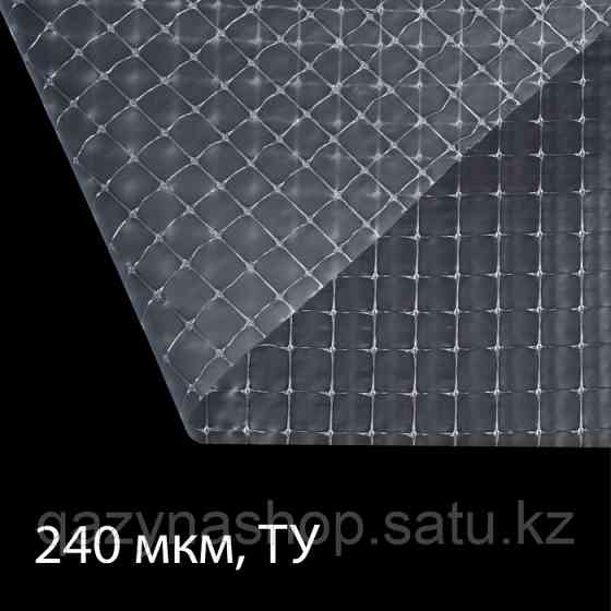 Плёнка полиэтиленовая, армированная леской, толщина 240 мкм, 25 × 2 м, с УФ-стабилизатором Астана