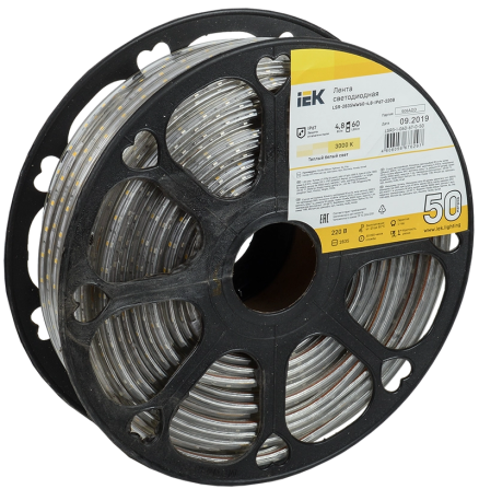 Лента светодиодная 50м LSR-2835WW60-4.8-IP67-220В IEK Astana - photo 1