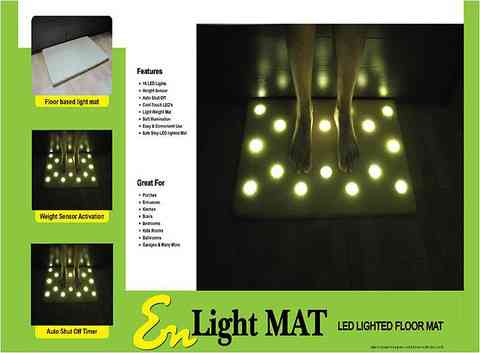 Коврик для пола со светодиодной подсветкой EN Light Mat Almaty