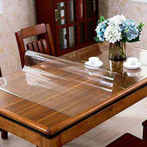 Скатерть прозрачная Гибкое стекло Soft Glass (140 х 90 см) Almaty