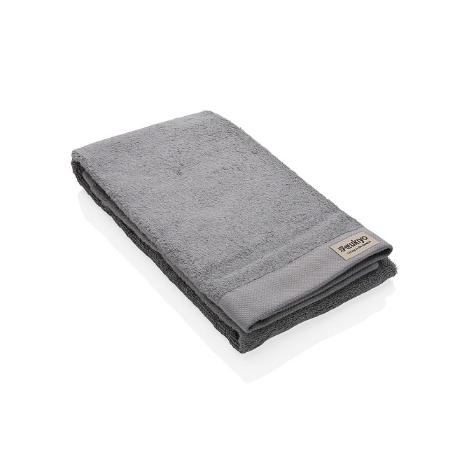 Банное полотенце Ukiyo Sakura из хлопка AWARE , 500 г/м2, 50x100 см, серый; , Длина 100 см., ширина  Костанай - изображение 1