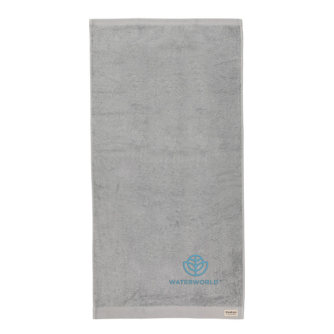 Банное полотенце Ukiyo Sakura из хлопка AWARE , 500 г/м2, 50x100 см, серый; , Длина 100 см., ширина  Костанай - изображение 3