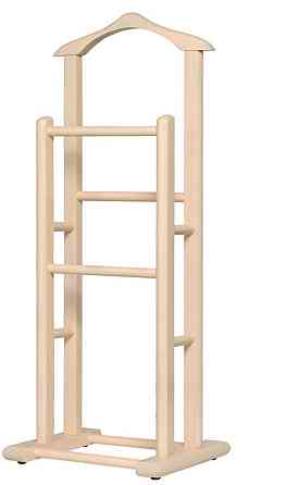 Вешалка костюмная двойная ZZIBO 13/1, дерево, 45x113 см, слоновая кость Astana