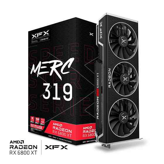 XFX AMD Radeon RX 6800 XT Speedster MERC319 16384 Mb Алматы