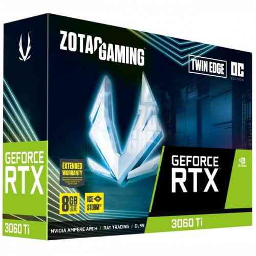 ZOTAC NVIDIA GeForce RTX 3060 Ti Twin Edge OC LHR Gaming 8192 Mb Алматы