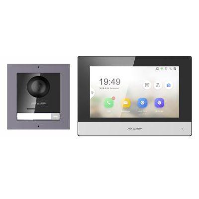 Hikvision DS-KIS602 Комплект IP видеодомофона Алматы - изображение 1