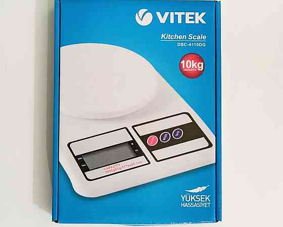 Весы кухонные VITEK DSC-4110DG, до 10,0кг Павлодар