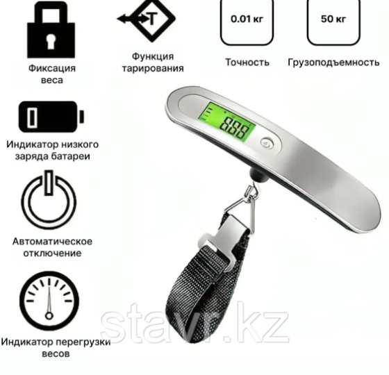 Весы карманные, безмен до 50 кг Almaty