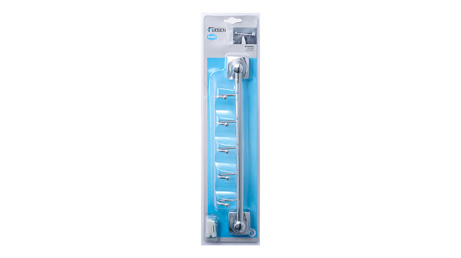 Планка 5 крючков "KVADRO" FX-61305B-5 (Fixsen, Чехия) Алматы - изображение 3