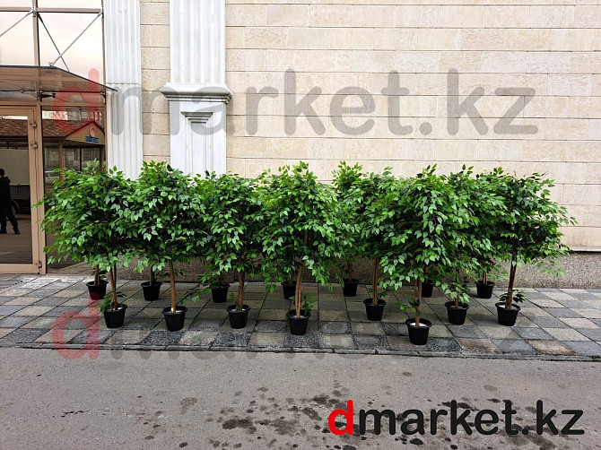 Искусственное дерево фикус зеленый, 160 см Almaty - photo 3