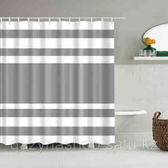 Штора для ванной Velvet, 180х200 см, PLE, цвет серый Нур-Султан