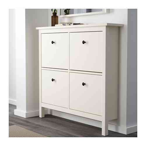 Шкаф для обуви с 4 отделениями ХЕМНЭС белый ИКЕА, IKEA Astana