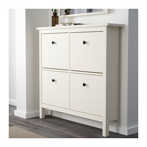 Шкаф для обуви с 4 отделениями ХЕМНЭС белый ИКЕА, IKEA Astana - photo 2