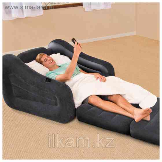 Кресло-трансформер надувное ,INTEX, 107 х 221 х 66 см Almaty