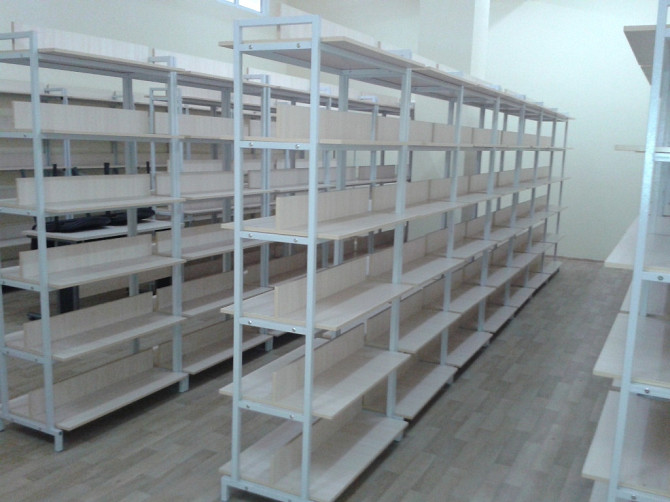 Стеллаж двусторонний библиотечный Qaskeleng - photo 4