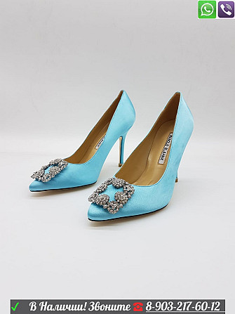 Туфли Manolo Blahnik Маноло Бланик с пряжкой Белый Алматы - изображение 4