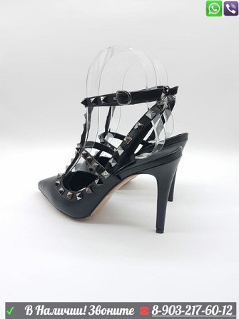 Туфли Valentino Garavani Rockstud с шипами Бежевый Almaty - photo 3