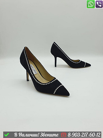 Туфли Jimmy Choo замшевые черные Almaty - photo 3