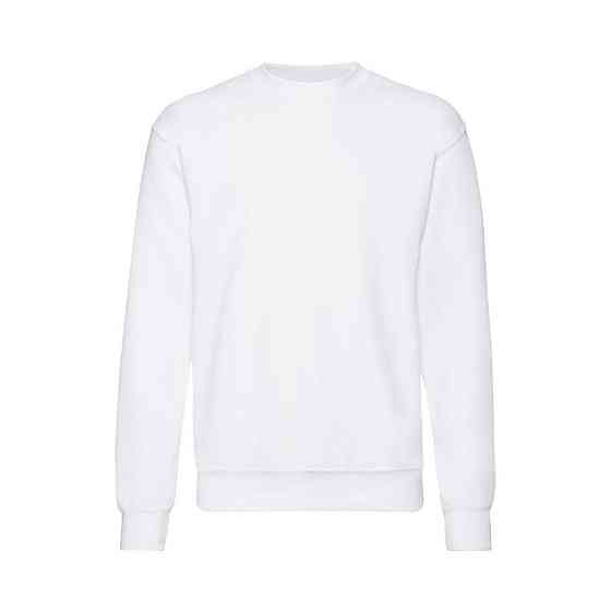 Свитшот с начесом CLASSIC SET-IN SWEAT 260, Белый, S, 622020.30 S Kostanay