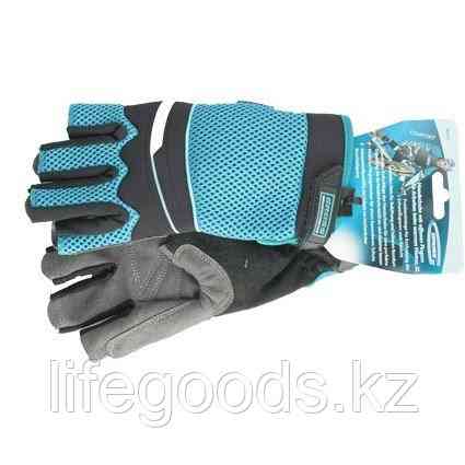 Перчатки комбинированные облегченные, открытые пальцы, Aktiv, XL Gross 90317 Almaty