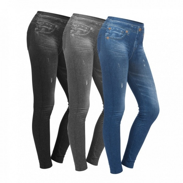 Леггинсы Slim Jeggings Синие (Слим Джеггинс) Almaty - photo 1