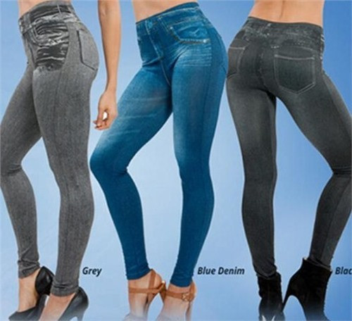 Леггинсы Slim Jeggings Синие (Слим Джеггинс) Almaty - photo 3