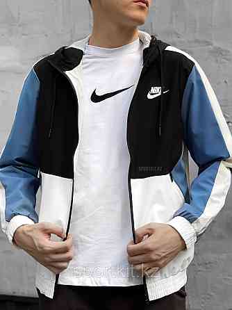 Ветровка Nike чер син бел 6845 Алматы