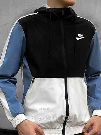 Ветровка Nike чер син бел 6845 Алматы
