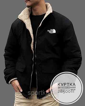 Мужская куртка TNF Тедди, черный/бежевый Алматы