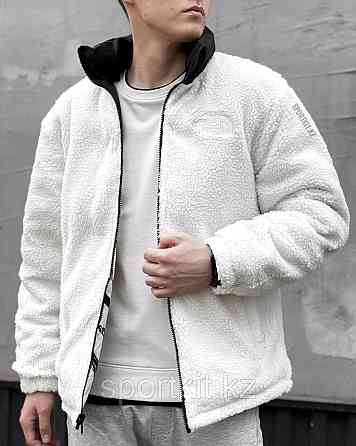 Мужская куртка TNF Тедди, черный/белый Алматы