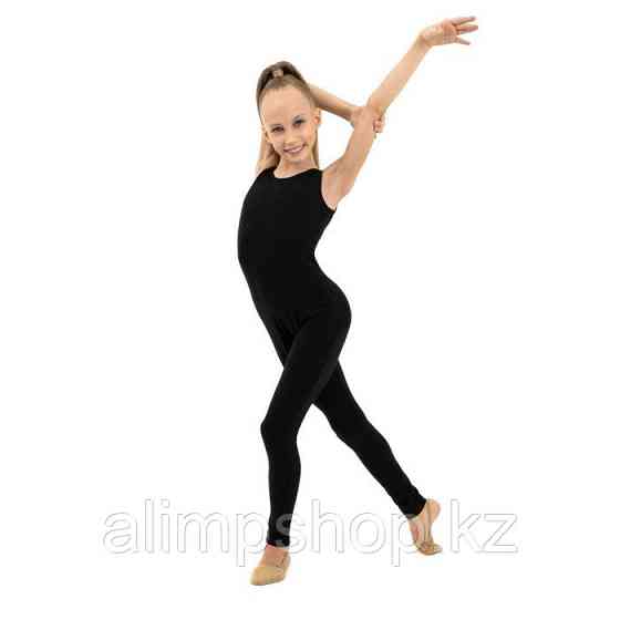Комбинезон гимнастический Grace Dance, р. 28,30,32 цвет чёрный Almaty