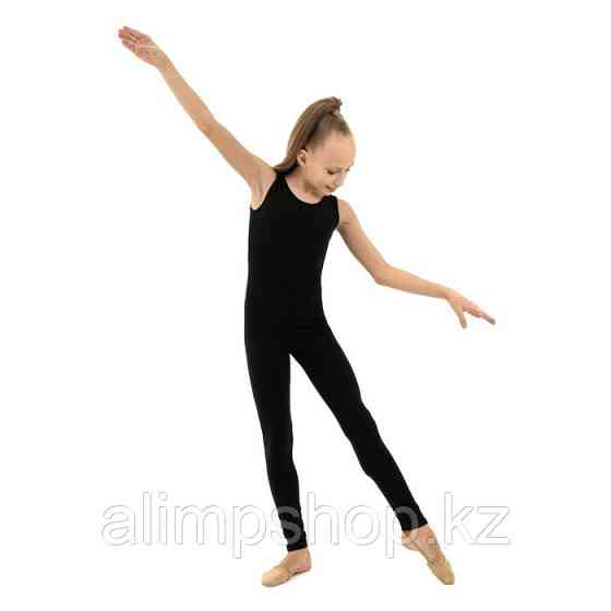 Комбинезон гимнастический Grace Dance, р. 28,30,32 цвет чёрный Almaty