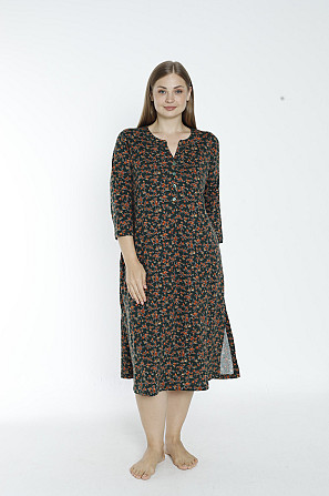 Платье домашнее женское* 3XL - 52/54, Черный Астана - изображение 2