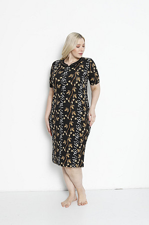 Платье домашнее женское* XL - 48/50, Черный Астана - изображение 2