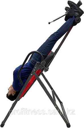 Инверсионный стол ERSPORT Inversion Table S612 черный с массажером Алматы