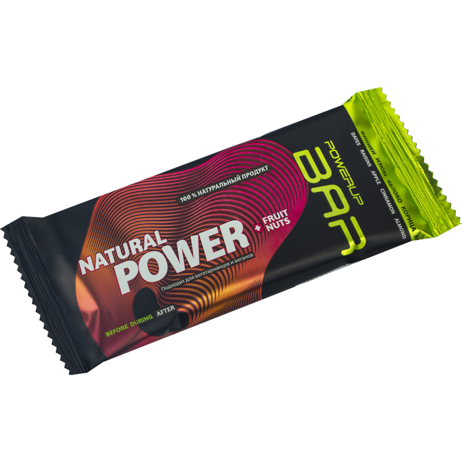POWERUP Батончик FRUIT+NUTS 50 грамм Алматы - изображение 1