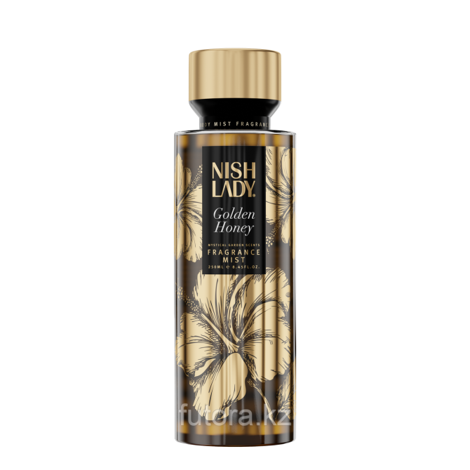 Парфюмированный спрей-мист для тела "NISHLADY Body Mist - Golden Honey". Almaty - photo 1