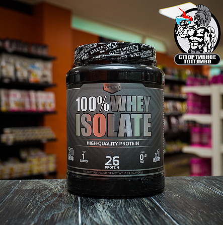 Изолят сывороточного белка от BlackLine "100% Whey Isolate" 900гр/30порций Банан Алматы - изображение 1