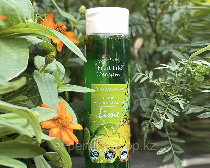Гель для душа 250л Коктейль Ананас и Лайм от Fruit life Алматы - изображение 1