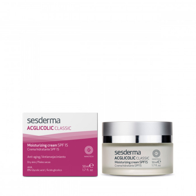 Sesderma ACGLICOLIC CLASSIC SPF 15 Увлажняющий крем Алматы - изображение 1