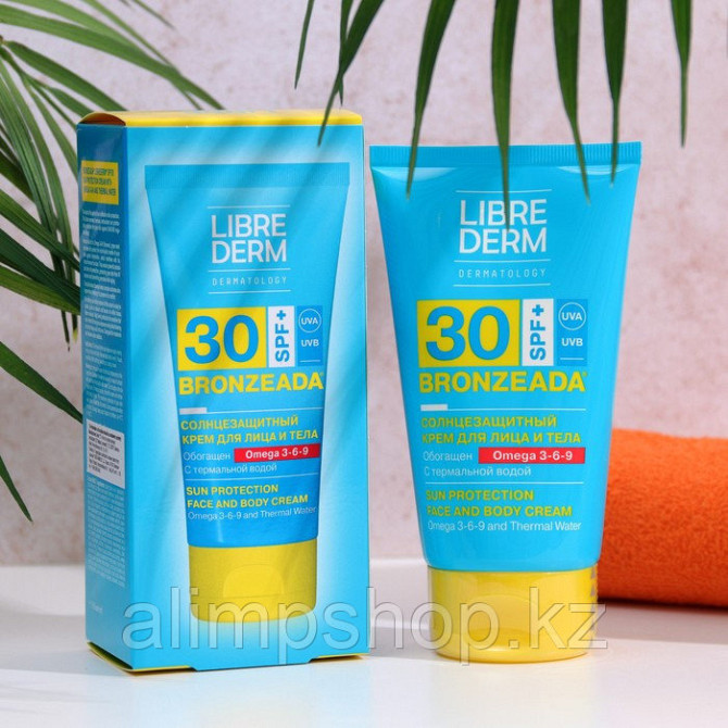 Солнцезащитный крем для лица и тела LIBREDERM 30 SPF+ с Омега 3-6-9, 150 мл Almaty - photo 1