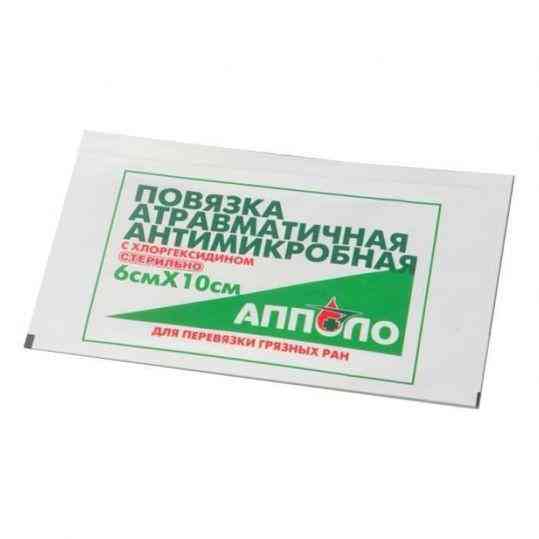 Салфетка гемостатическая, 6см х 10см, 20шт в уп. Алматы