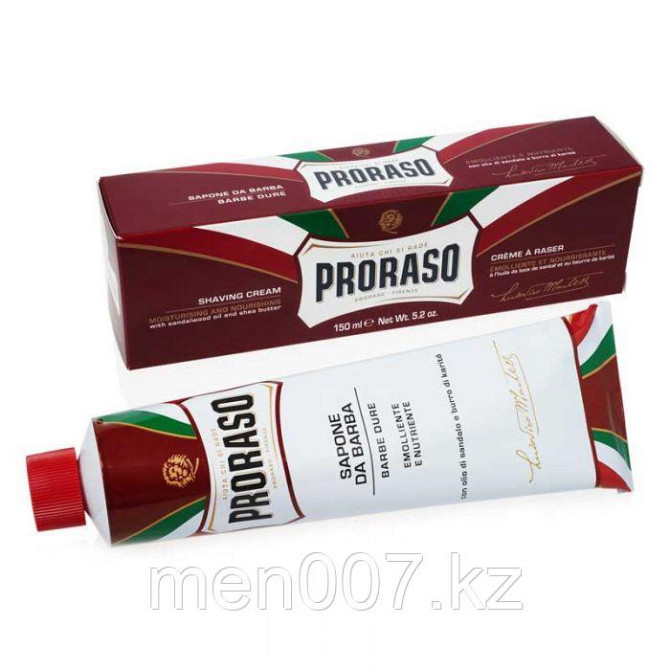 PRORASO Cream (Крем для бритья) (Для жесткой щетины с сандалом) 150 мл Almaty - photo 1