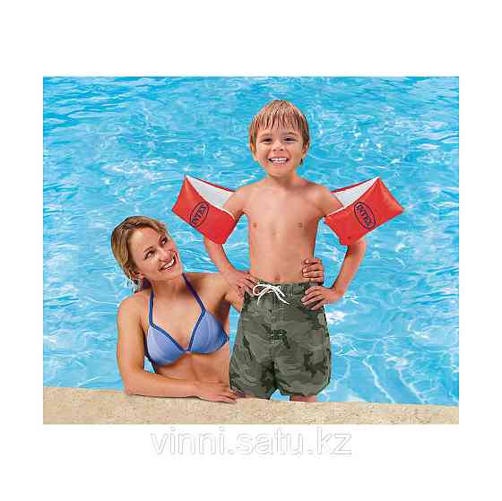 Нарукавники для плавания Deluxe Large INTEX: 58641NP 30х15 см Almaty