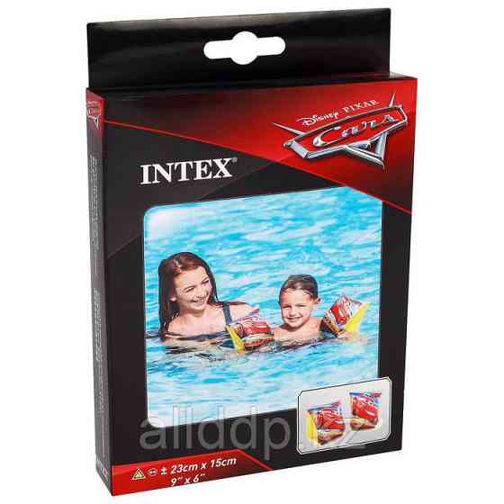 Нарукавники «Тачки», 23 х 15 см, от 3-6 лет, 56652EU INTEX Almaty