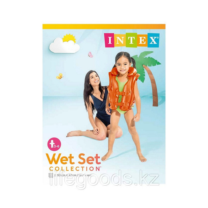 Надувной жилет для плавания Intex 58671 Алматы - изображение 3