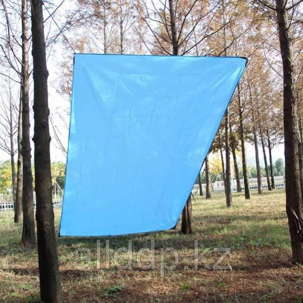 Коврик-Тент-Навес 3в1 для пляжа и пикника - Magic Mat, 290x200 см, в чехле, серый Almaty - photo 2
